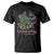 Mardi Gras T Shirt Its Mardi Gras Y'all Peacock Costume TS09 Black Print Your Wear