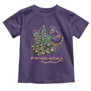 Mardi Gras Toddler T Shirt Its Mardi Gras Y'all Peacock Costume TS09 Purple Print Your Wear