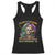 Louisiana Mardi Gras Racerback Tank Top Cajun To The Bone Skeleton Jester Costume TS09 Black Print Your Wear