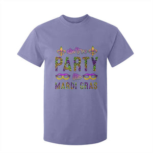 Ain't No Party Like Mardi Gras T Shirt For Kid TS09 Violet Print Your Wear