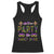 Ain't No Party Like Mardi Gras Racerback Tank Top TS09 Black Print Your Wear