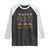 Ain't No Party Like Mardi Gras Raglan Shirt TS09 Black White Print Your Wear
