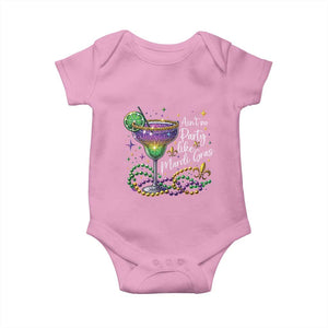 Ain't No Party Like Mardi Gras Baby Onesie Fat Tuesday Louisiana Drinking Team TS09 Light Pink Print Your Wear