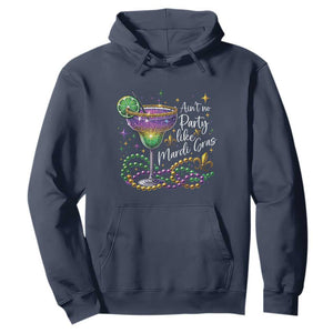 Ain't No Party Like Mardi Gras Hoodie Fat Tuesday Louisiana Drinking Team TS09 Navy Print Your Wear