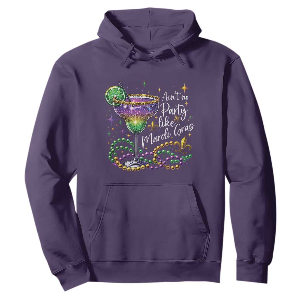 Ain't No Party Like Mardi Gras Hoodie Fat Tuesday Louisiana Drinking Team TS09 Purple Print Your Wear