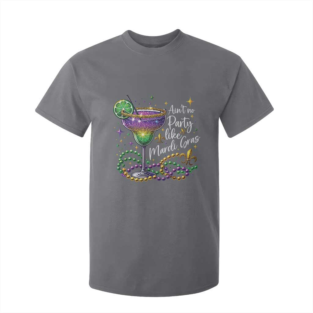 Ain't No Party Like Mardi Gras T Shirt For Kid Fat Tuesday Louisiana Drinking Team TS09 Charcoal Print Your Wear