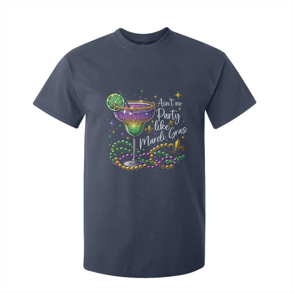 Ain't No Party Like Mardi Gras T Shirt For Kid Fat Tuesday Louisiana Drinking Team TS09 Navy Print Your Wear