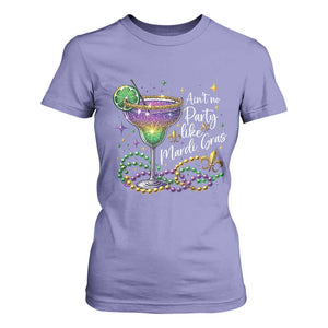 Ain't No Party Like Mardi Gras T Shirt For Women Fat Tuesday Louisiana Drinking Team TS09 Violet Print Your Wear
