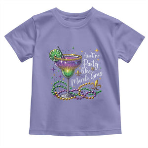Ain't No Party Like Mardi Gras Toddler T Shirt Fat Tuesday Louisiana Drinking Team TS09 Violet Print Your Wear