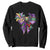 Coquette Bow Mardi Gras Sweatshirt New Orleans Carnival Beads Mask Crawfish TS09 Black Print Your Wear
