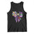 Coquette Bow Mardi Gras Tank Top New Orleans Carnival Beads Mask Crawfish TS09 Black Print Your Wear