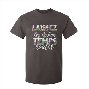 Mardi Gras T Shirt For Kid Laissez Les Bon Temps Rouler TS09 Dark Chocolate Print Your Wear