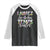 Mardi Gras Raglan Shirt Laissez Les Bon Temps Rouler TS09 Black White Print Your Wear