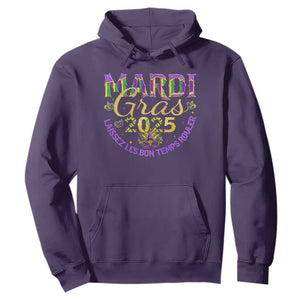Mardi Gras 2025 Hoodie Laissez Les Bon Temps Rouler TS09 Purple Print Your Wear