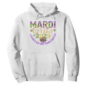 Mardi Gras 2025 Hoodie Laissez Les Bon Temps Rouler TS09 White Print Your Wear