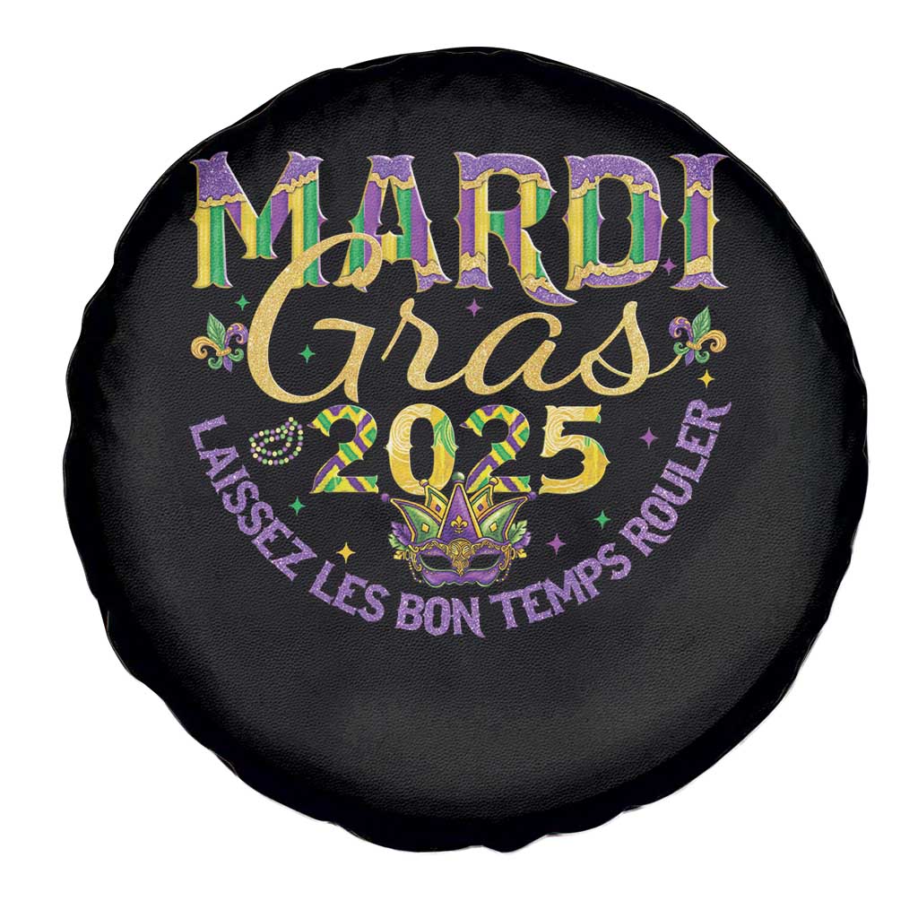 Mardi Gras 2025 Spare Tire Cover Laissez Les Bon Temps Rouler TS09 Print Your Wear
