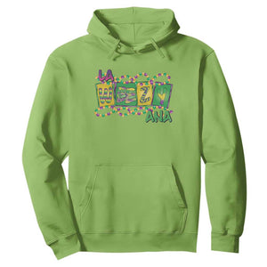 Mardi Gras La Weezy Ana Hoodie TS09 Lime Print Your Wear