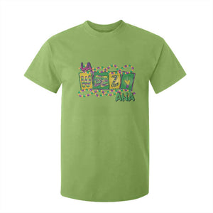 Mardi Gras La Weezy Ana T Shirt For Kid TS09 Lime Print Your Wear