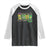 Mardi Gras La Weezy Ana Raglan Shirt TS09 Black White Print Your Wear