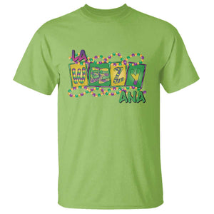 Mardi Gras La Weezy Ana T Shirt TS09 Lime Print Your Wear
