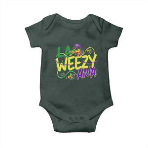 Mardi Gras Baby Onesie La Weezy Ana Hip Hop Aligator Louisiana TS09 Print Your Wear