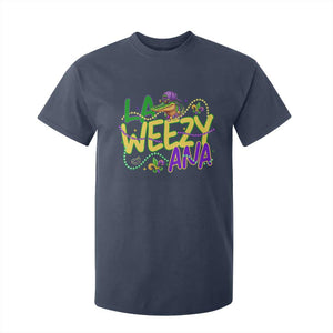 Mardi Gras T Shirt For Kid La Weezy Ana Hip Hop Aligator Louisiana TS09 Navy Print Your Wear