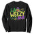 Mardi Gras Sweatshirt La Weezy Ana Hip Hop Aligator Louisiana TS09 Black Print Your Wear
