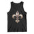 Aesthetic Fleur De Lis Tank Top TS09 Black Print Your Wear