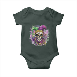 Skeleton Jester Louisiana Mardi Gras Baby Onesie TS09 Print Your Wear