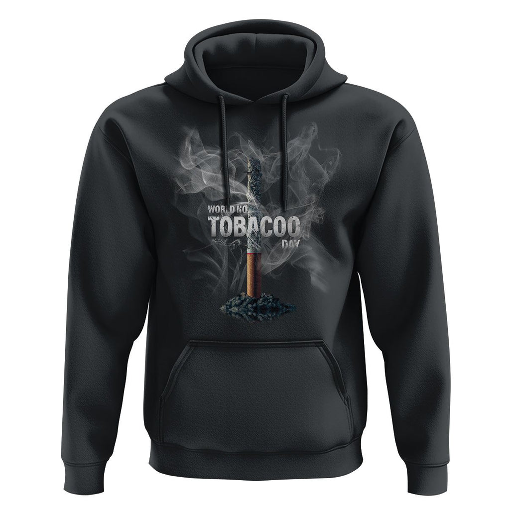 World No Tobacco Day Anti Smoking Hoodie TS09 Black Print Your Wear