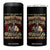 Native American Warrior 4 in 1 Can Cooler Tumbler If They Stand Against You Show No Mercy TS09 One Size: 16 oz Black Print Your Wear