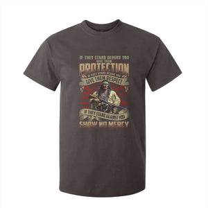 Native American Warrior T Shirt For Kid If They Stand Against You Show No Mercy TS09 Dark Chocolate Print Your Wear