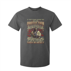Native American Warrior T Shirt For Kid If They Stand Against You Show No Mercy TS09 Dark Heather Print Your Wear