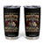Native American Warrior Tumbler Cup If They Stand Against You Show No Mercy TS09 Black Print Your Wear