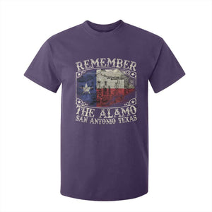 Texas Remember The Alamo T Shirt For Kid San Antonio Alamo War Texan Flag History Lover TS09 Purple Print Your Wear