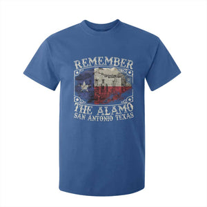 Texas Remember The Alamo T Shirt For Kid San Antonio Alamo War Texan Flag History Lover TS09 Royal Blue Print Your Wear