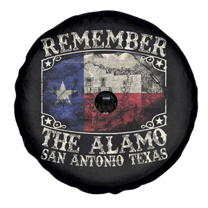 Texas Remember The Alamo Spare Tire Cover San Antonio Alamo War Texan Flag History Lover TS09 Print Your Wear