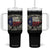 Texas Remember The Alamo Tumbler With Handle San Antonio Alamo War Texan Flag History Lover TS09 One Size: 40 oz Black Print Your Wear