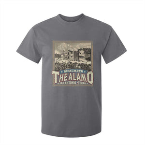 Texas Remember The Alamo T Shirt For Kid San Antonio Alamo War History Lover TS09 Charcoal Print Your Wear