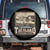 Texas Remember The Alamo Spare Tire Cover San Antonio Alamo War History Lover TS09 No hole Black Print Your Wear