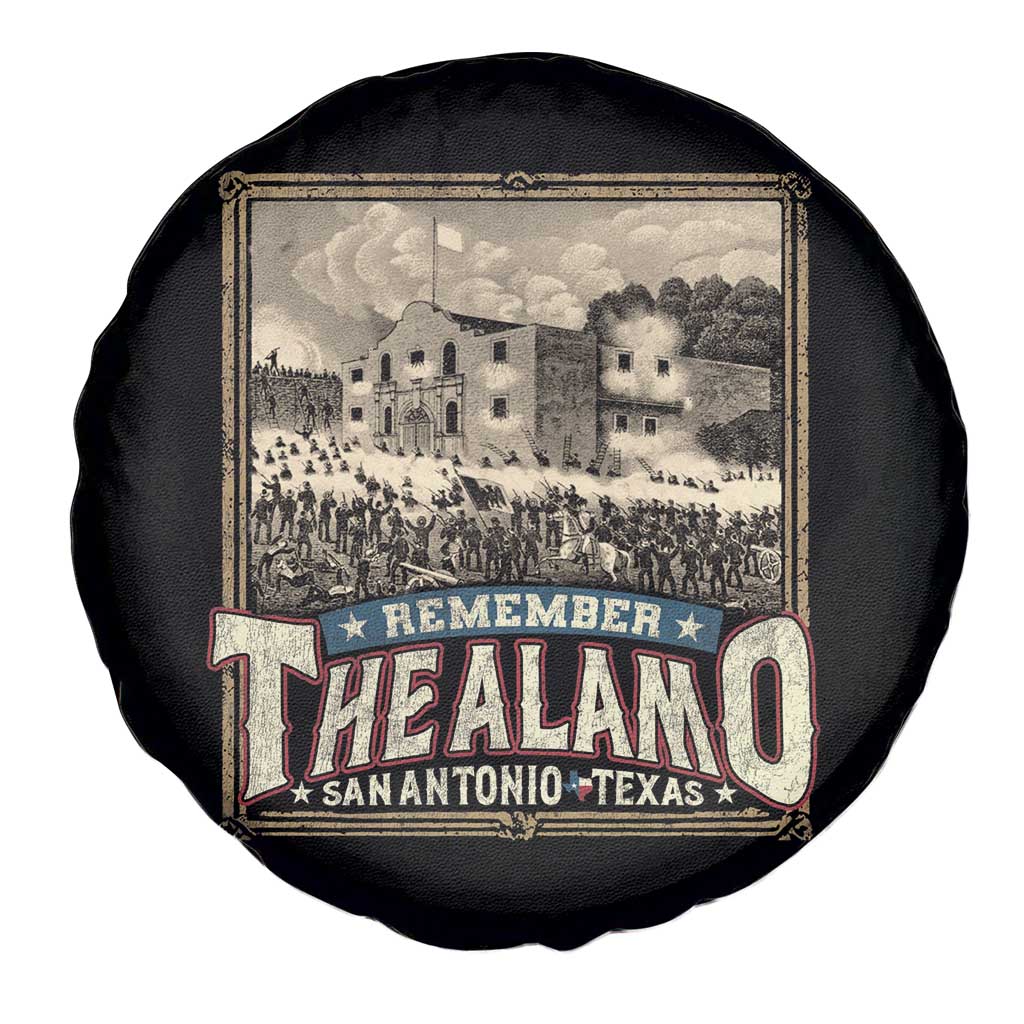 Texas Remember The Alamo Spare Tire Cover San Antonio Alamo War History Lover TS09 Print Your Wear