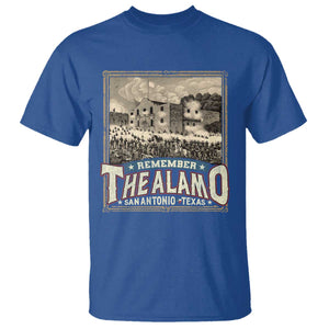 Texas Remember The Alamo T Shirt San Antonio Alamo War History Lover TS09 Royal Blue Print Your Wear