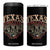 Texas Pride 4 in 1 Can Cooler Tumbler Forever Come Hell Or High Water Patriotic Texas TS09 One Size: 16 oz Black Print Your Wear
