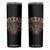 Texas Pride Skinny Tumbler Forever Come Hell Or High Water Patriotic Texas TS09 Black Print Your Wear