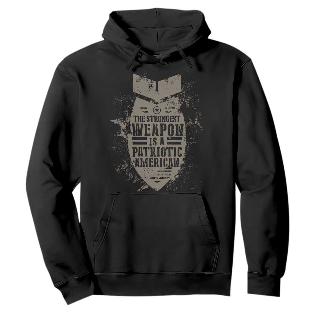 The Strongest Weapon Is A Patriotic Hoodie TS09 Black Print Your Wear