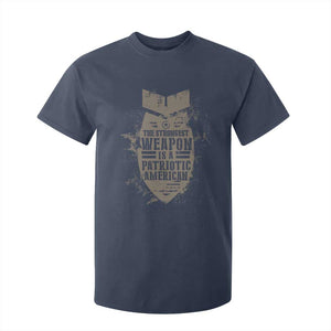 The Strongest Weapon Is A Patriotic T Shirt For Kid TS09 Navy Print Your Wear