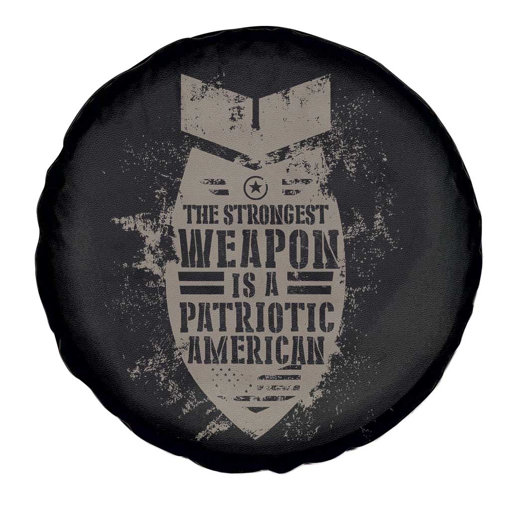 The Strongest Weapon Is A Patriotic Spare Tire Cover TS09 Print Your Wear