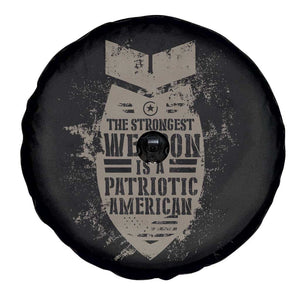 The Strongest Weapon Is A Patriotic Spare Tire Cover TS09 Print Your Wear