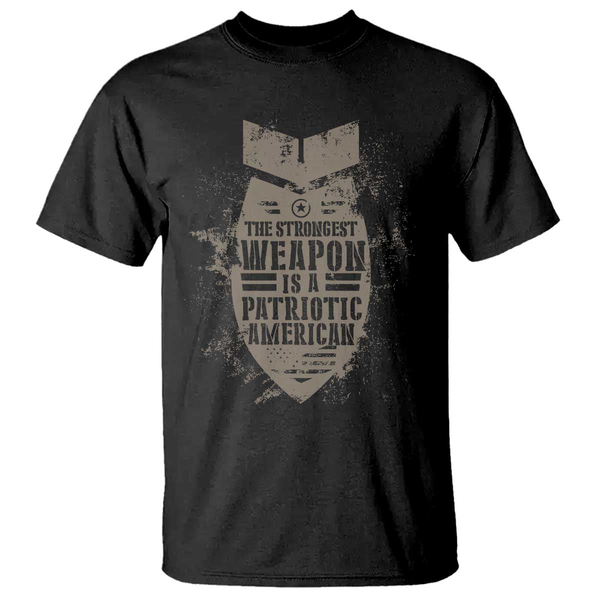 The Strongest Weapon Is A Patriotic T Shirt TS09 Black Print Your Wear