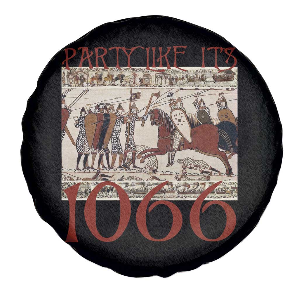 Medieval Bayeux Tapestry Hastings 1066 Spare Tire Cover Funny Party Like It's 1066 History Lover TS09 Print Your Wear